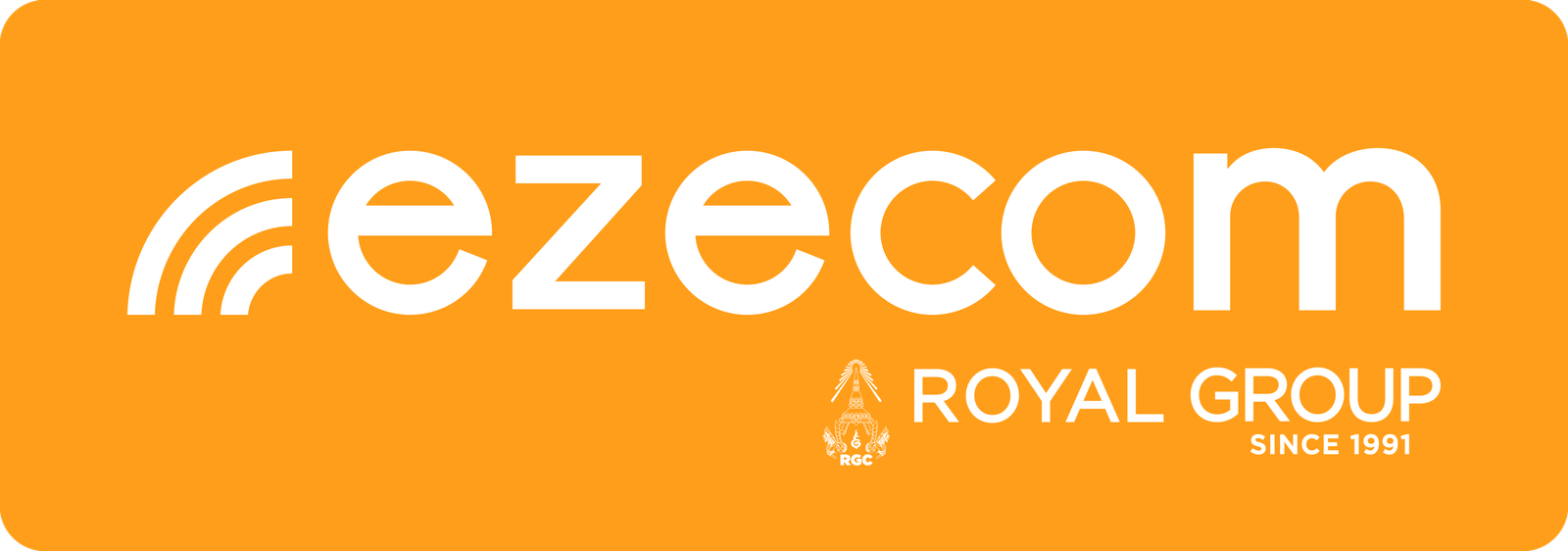 orange BG - (horizontal) ezecom logo 2025@5x