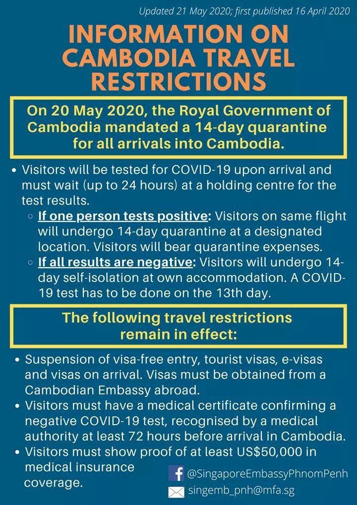 cambodia travel restrictions for us citizens