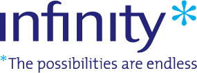 infinity Logo Tagline CMYK