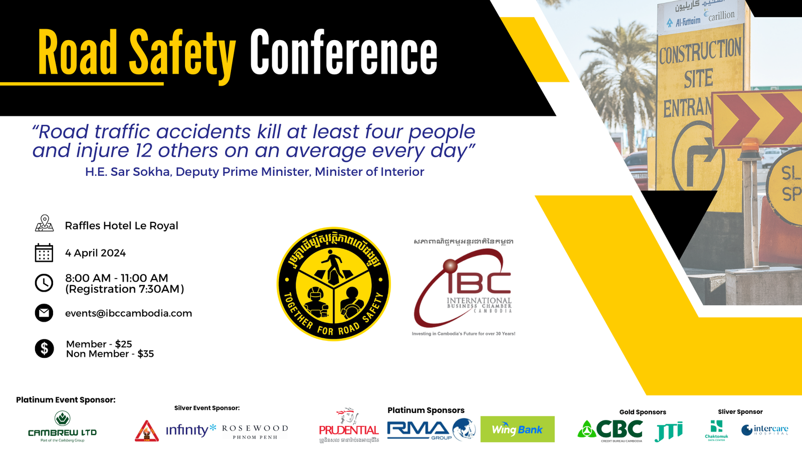 1. Road Safety Conference - FB post