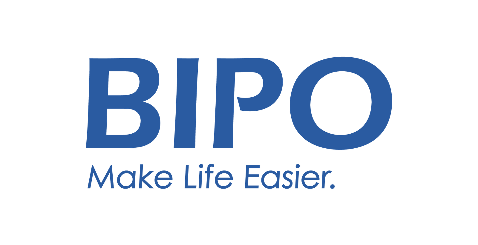 BIPO Logo Blue Vertical